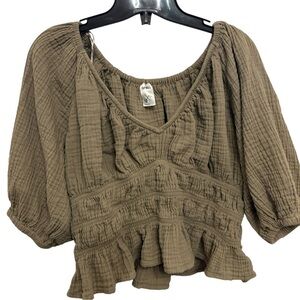 Chic Earth-Toned Blouse by Anko
